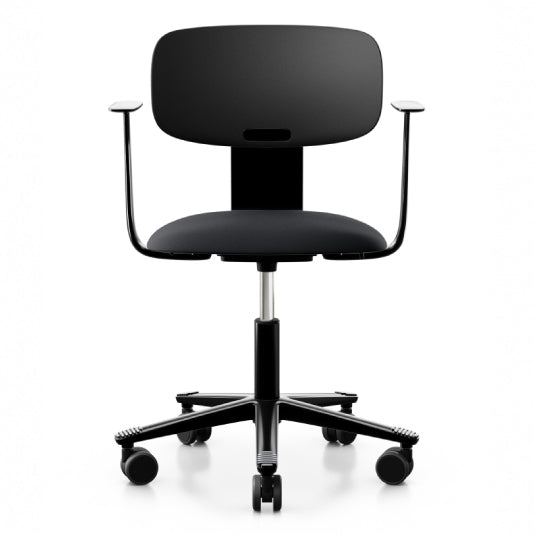 HÅG Tion 2140 Black With Arms-Task Chairs-Chair Dinkum-Chair Dinkum HAG Capisco, HAG TION, Tion, Tion Chairs, Hag Chairs, Office Chairs Australia, Office furniture