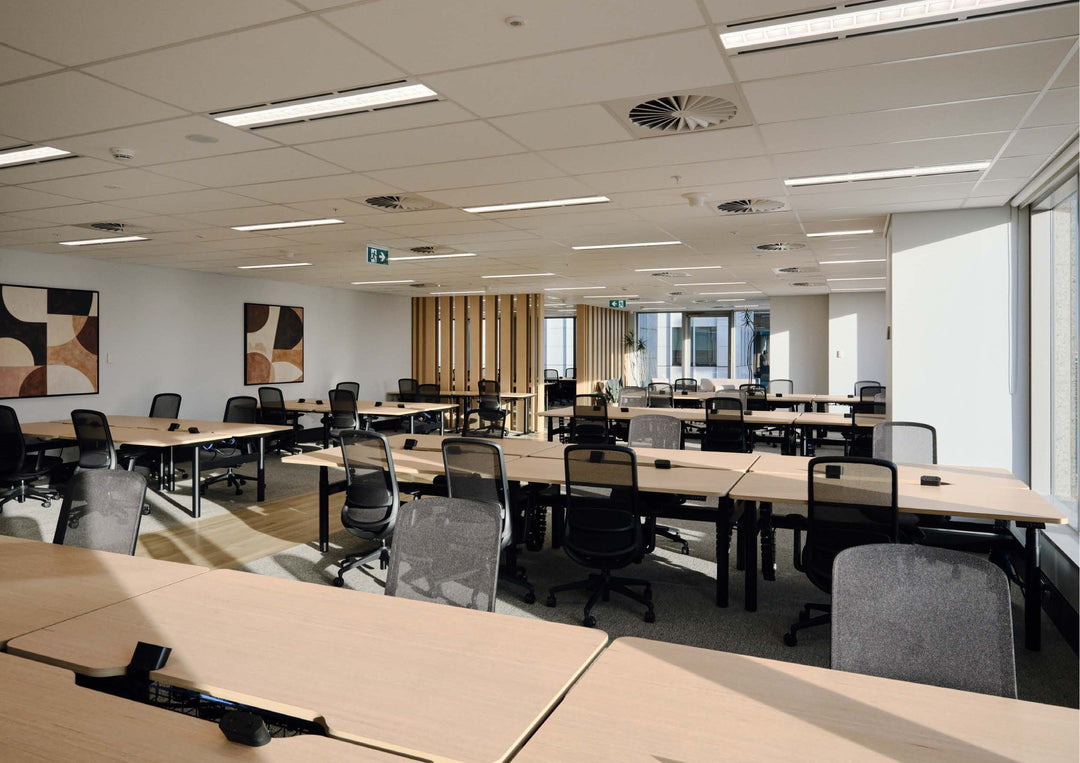 Kyoto ergonomic task chairs in the Level 30 Kuroki spec suite at 400 George Street Sydney - Chair Dinkum