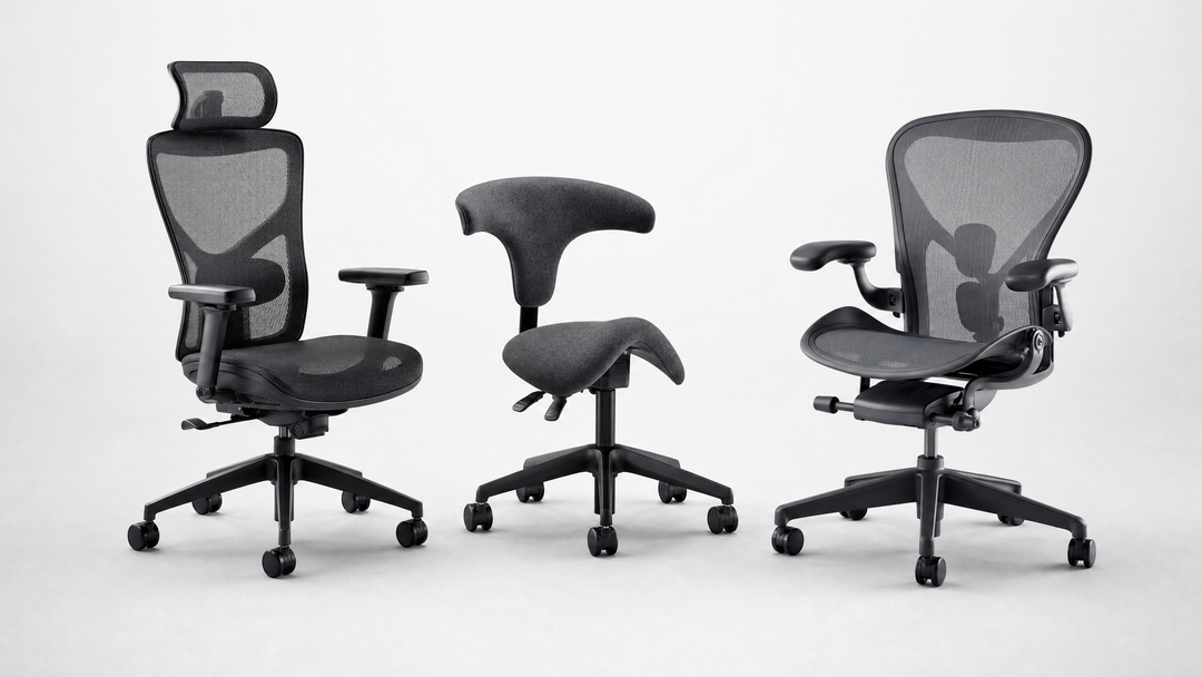 How to choose an ergonomic task chair - three premium office chairs comparison - Chair Dinkum Australia