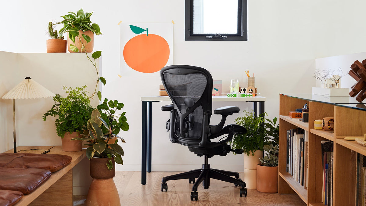 Herman Miller Aeron Remastered in Graphite in an Australian office