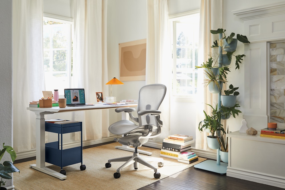 Herman Miller Aeron chair at office desk - Chair Dinkum
