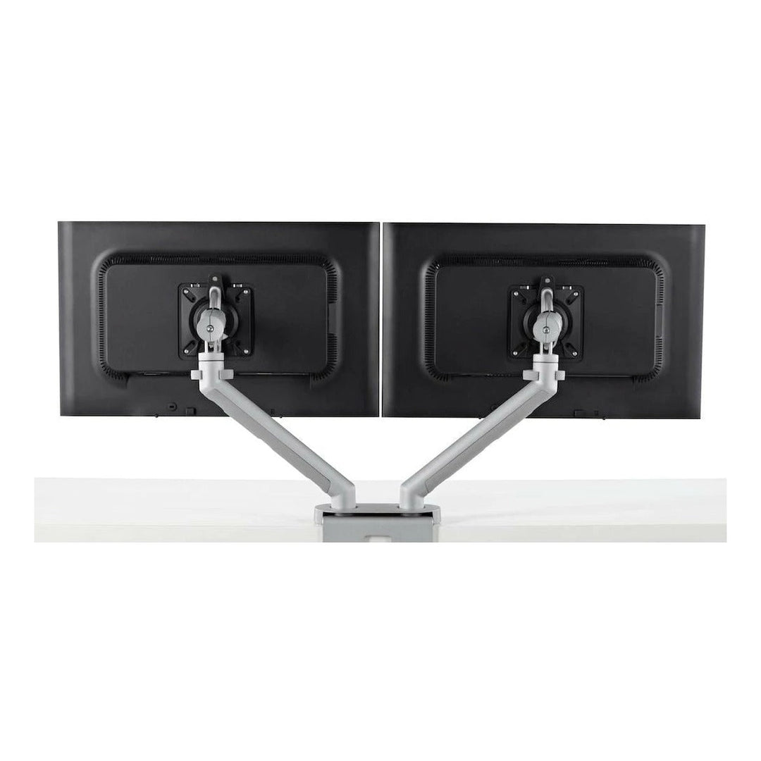CBS Flo Dual Monitor Arms in a corporate office - Chair Dinkum Australia