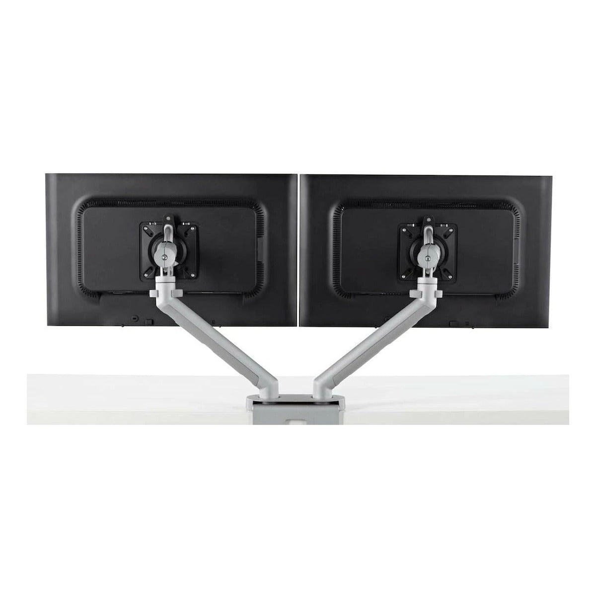CBS Flo Dual Monitor Arms in a corporate office - Chair Dinkum Australia