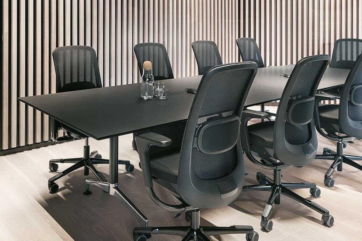 HÅG SoFi Mesh task chairs set up in an Australian office workspace