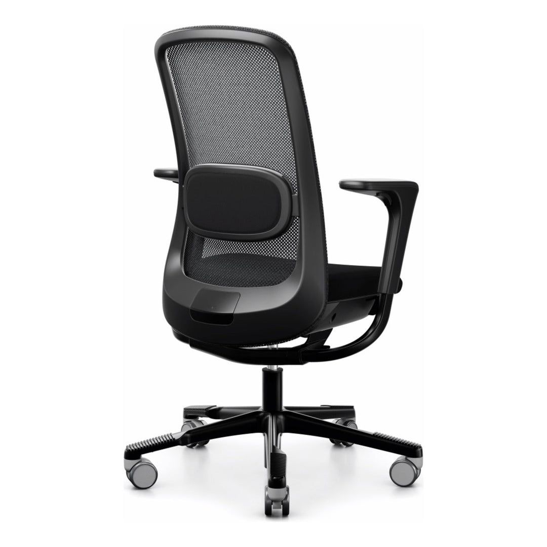 HÅG SoFi Mesh task chair height adjustment lever detail