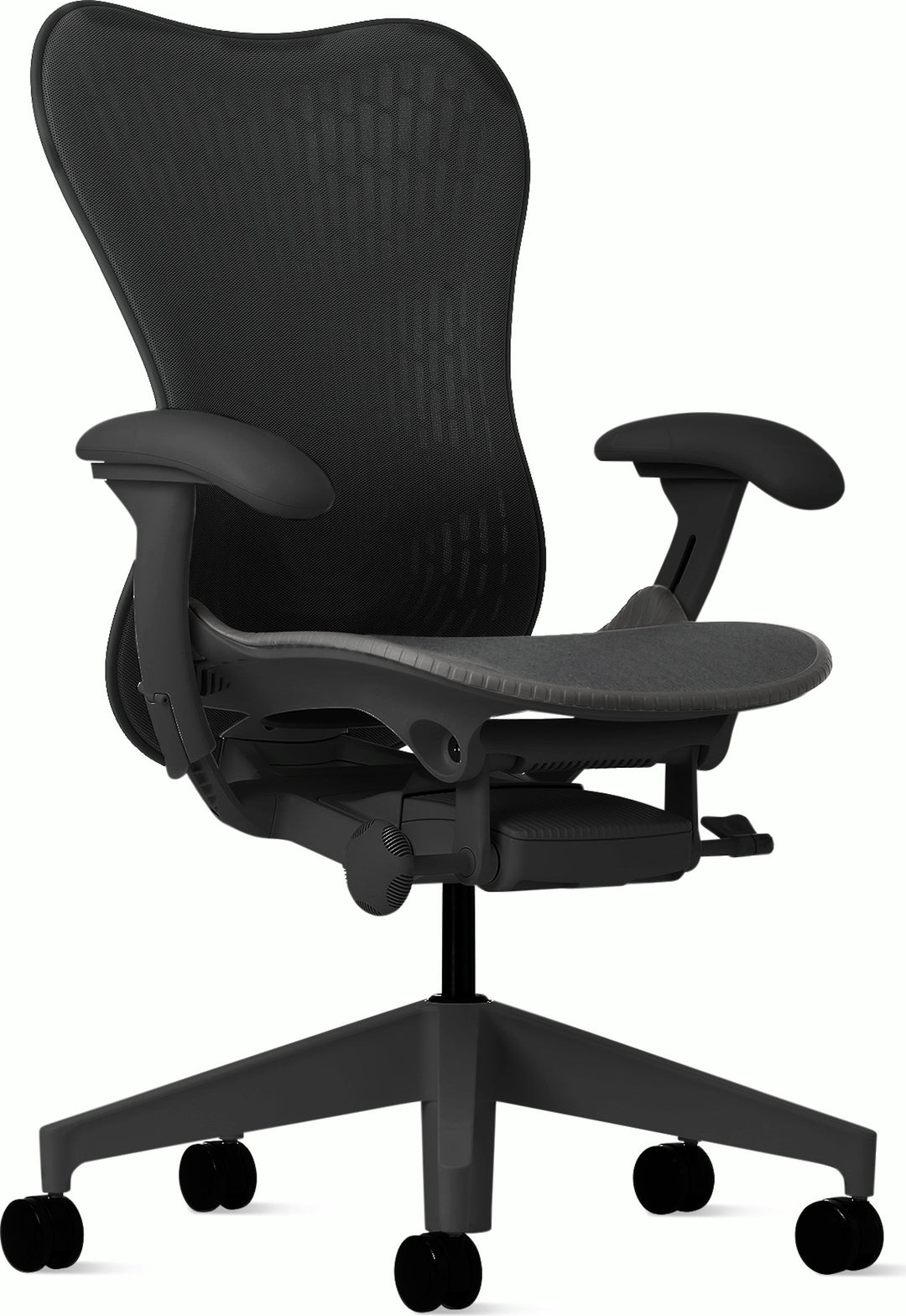 Herman Miller Mirra 2 chair in Graphite with the Butterfly suspension back