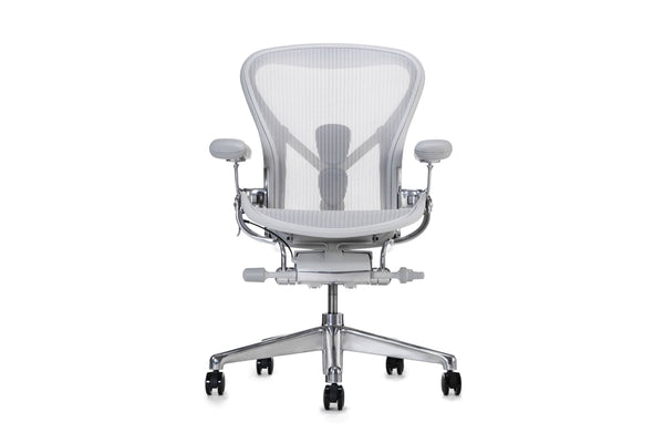 Herman Miller Aeron Chair Remastered Mineral Polished Aluminium