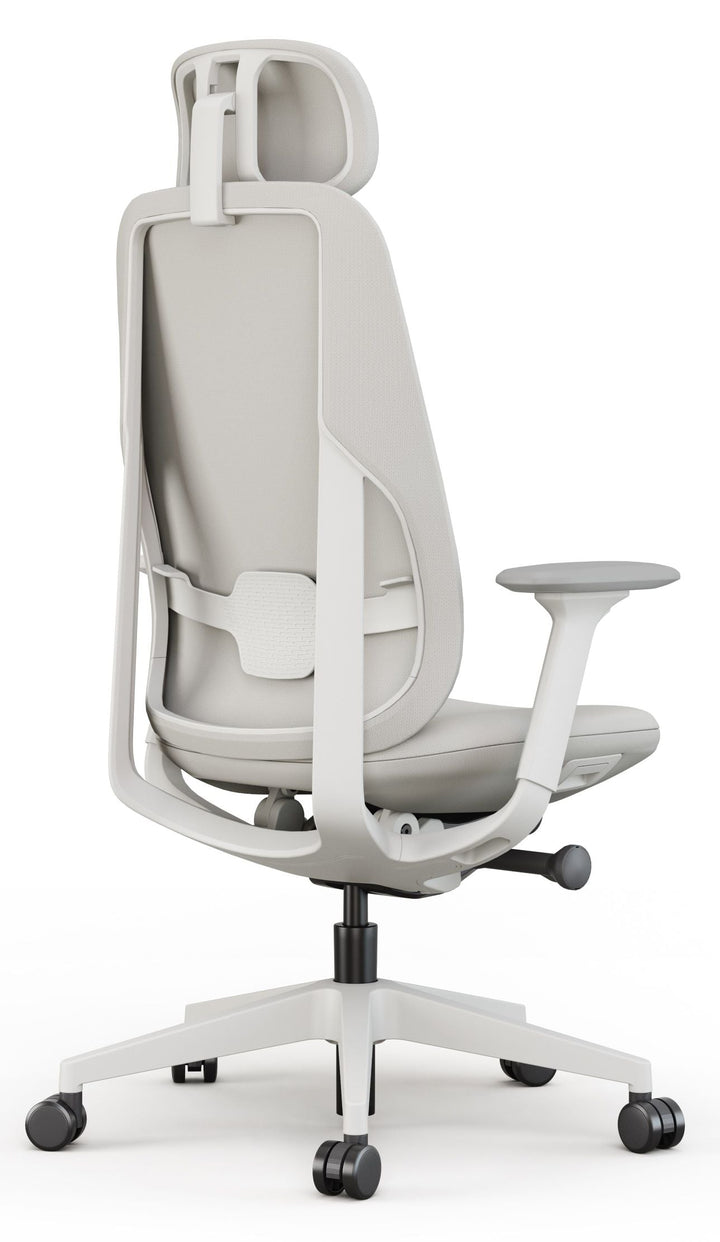 Coast Task Chair Grey rear view - Chair Dinkum