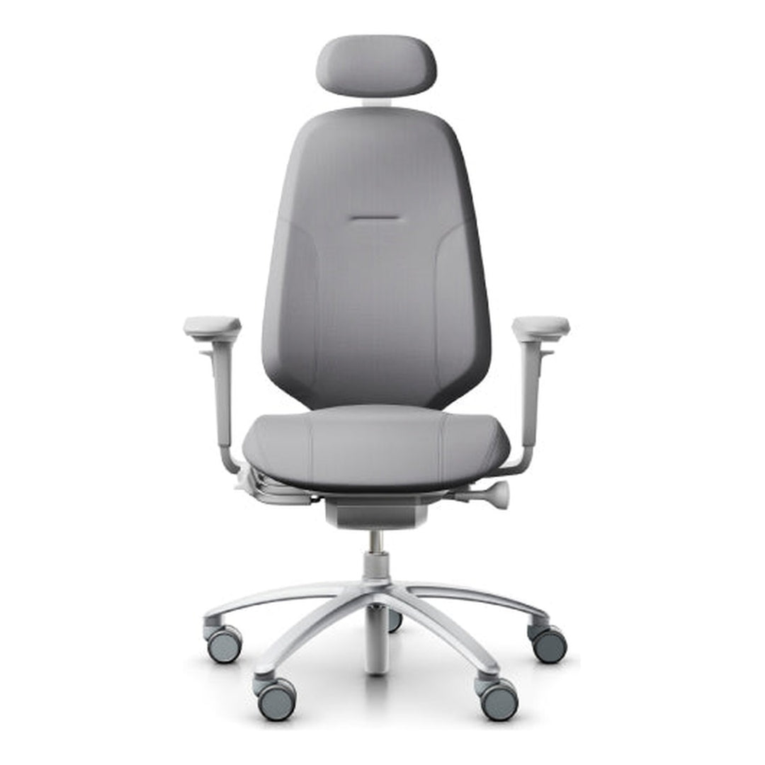 Adjustable Mid Back Task Chair RH Mereo 300 sit-stand desk back view - Chair Dinkum Australia