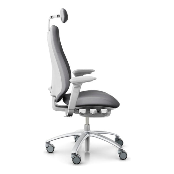 Adjustable Mid Back Task Chair RH Mereo 300 sit-stand desk back view - Chair Dinkum Australia