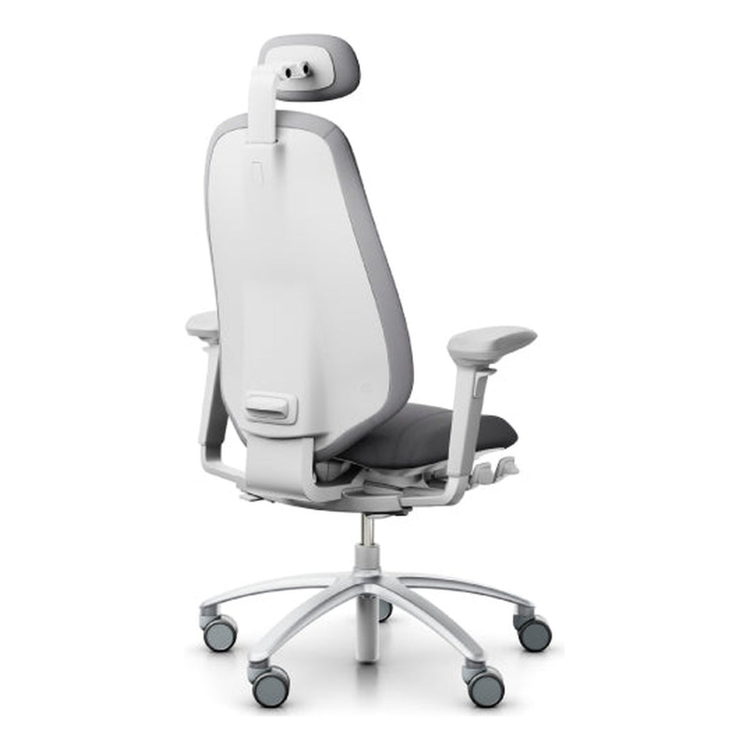 Adjustable Mid Back Task Chair RH Mereo 300 sit-stand desk back view - Chair Dinkum Australia