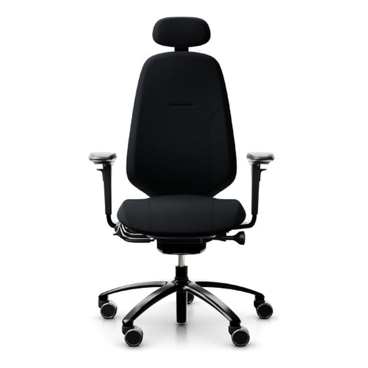 Adjustable Mid Back Task Chair RH Mereo 300 sit-stand desk features closeup - Chair Dinkum Australia