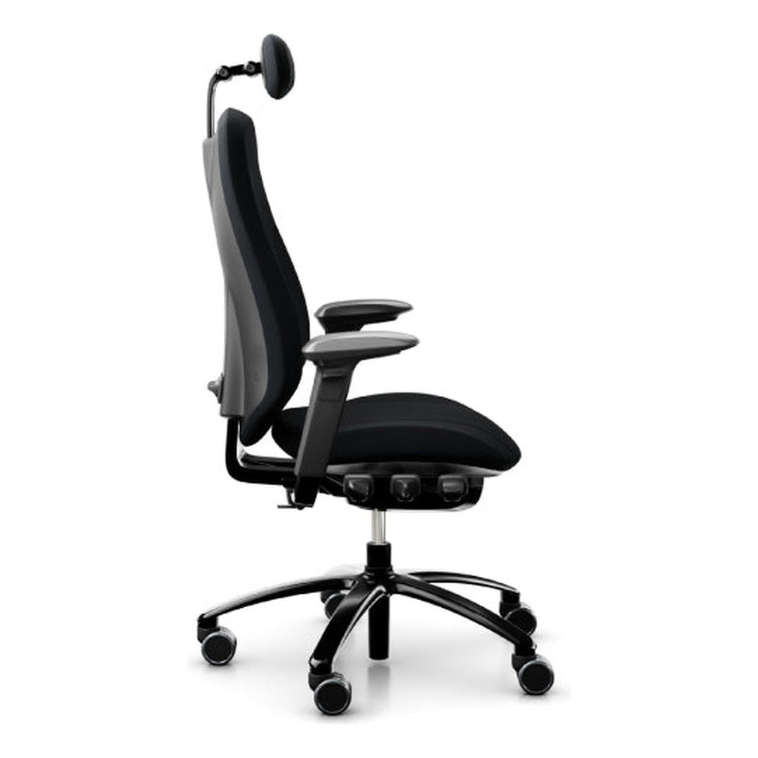 Adjustable Mid Back Task Chair RH Mereo 300 sit-stand desk features closeup - Chair Dinkum Australia