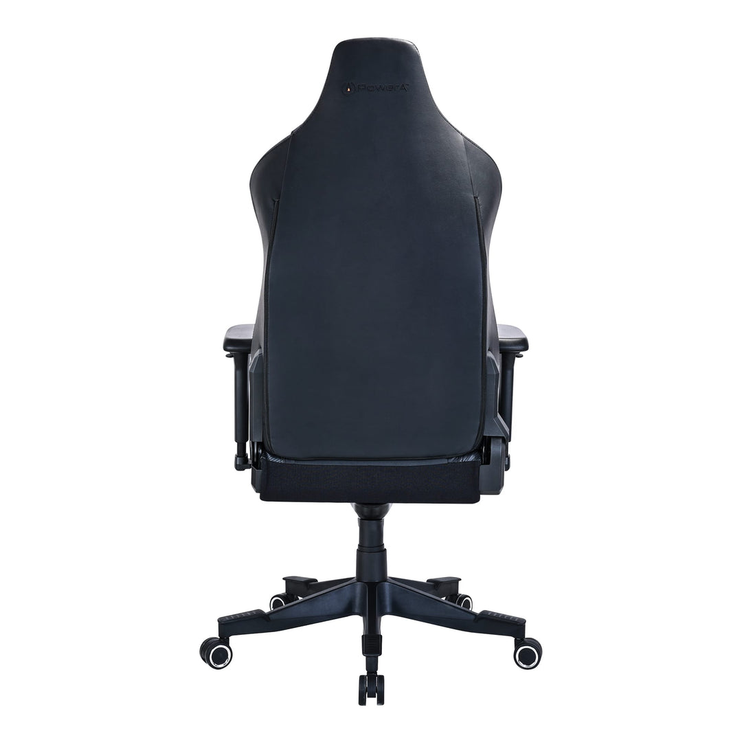 Buro x PowerA Navigator gaming chair in black PU, back view