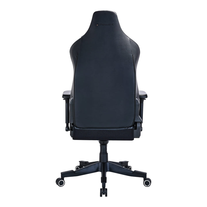 Buro x PowerA Navigator gaming chair in black PU, back view