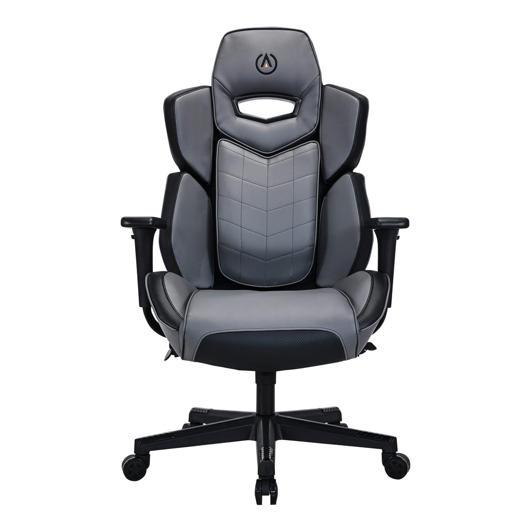 Buro x PowerA Raider gaming chair in grey PU, front view