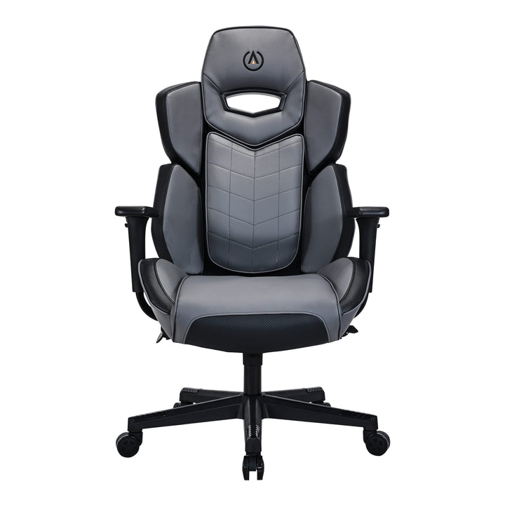 Buro x PowerA Raider gaming chair in grey PU, front view