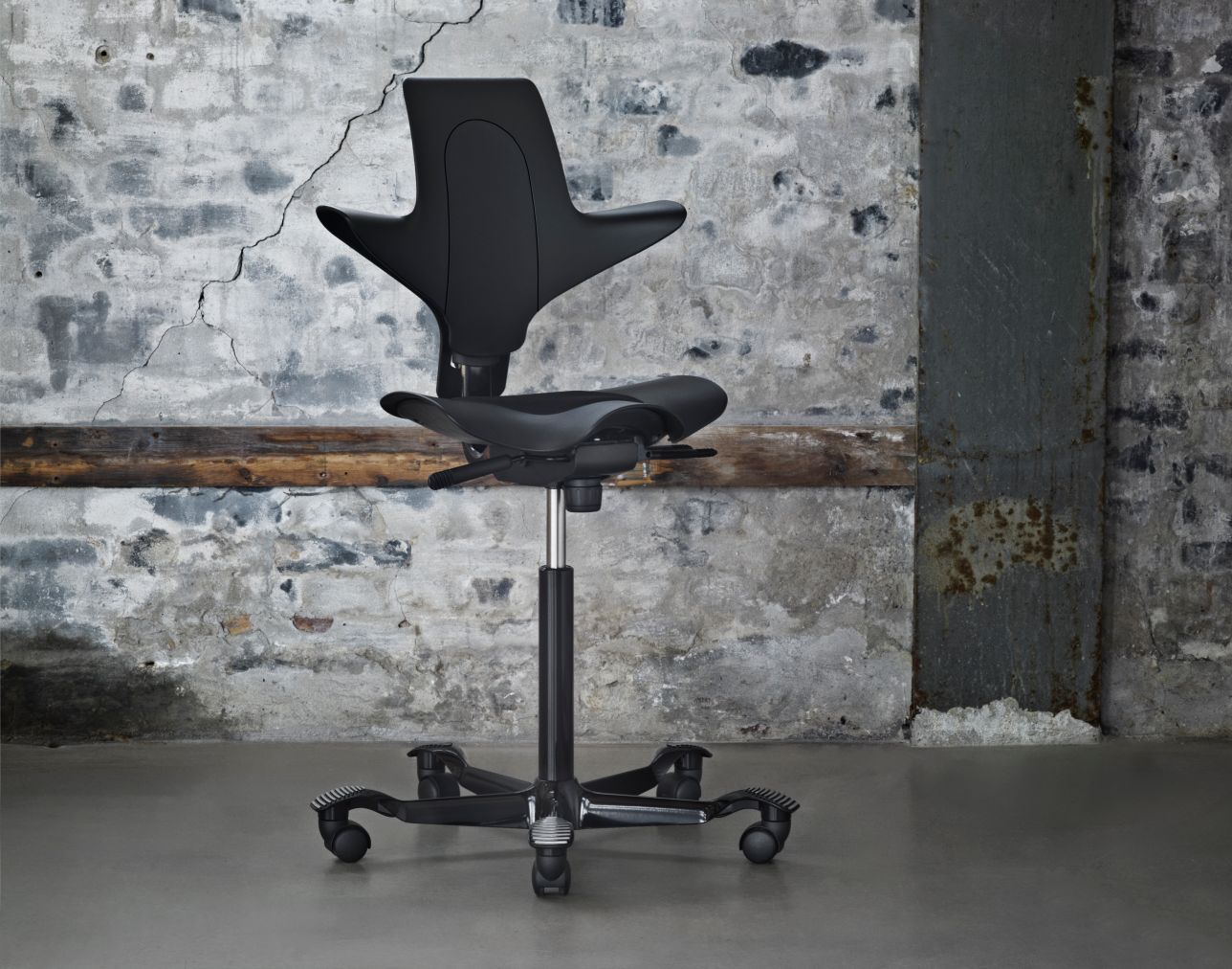 HAG Capisco Puls 8010 in modern home office with natural light - Chair Dinkum Australia