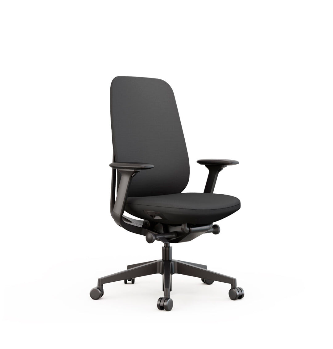 Coast Task Chair Black side view - Chair Dinkum
