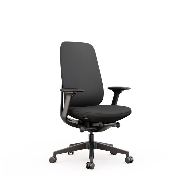 Coast Task Chair Black side view - Chair Dinkum