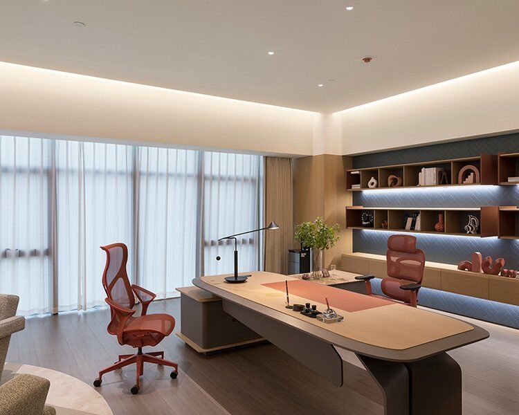 Premium executive office with ergonomic seating - Chair Dinkum Australia
