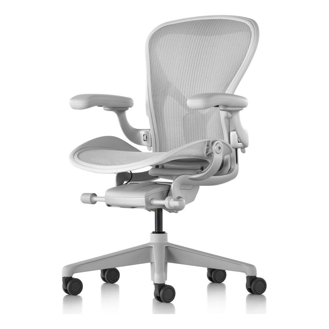 Herman Miller Aeron Chair Remastered Mineral side view - Chair Dinkum Australia