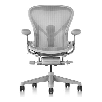 Aeron Chair, Mineral, Satin Aluminium Frame