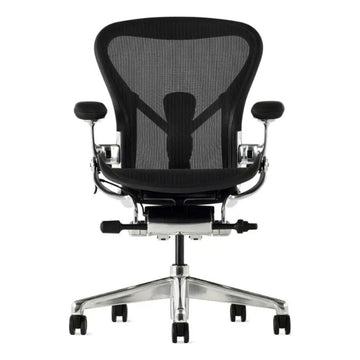 Aeron Chair, Onyx Polished Aluminium Frame