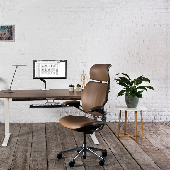 Humanscale Freedom ergonomic chair in a clean workspace — Chair Dinkum Australia