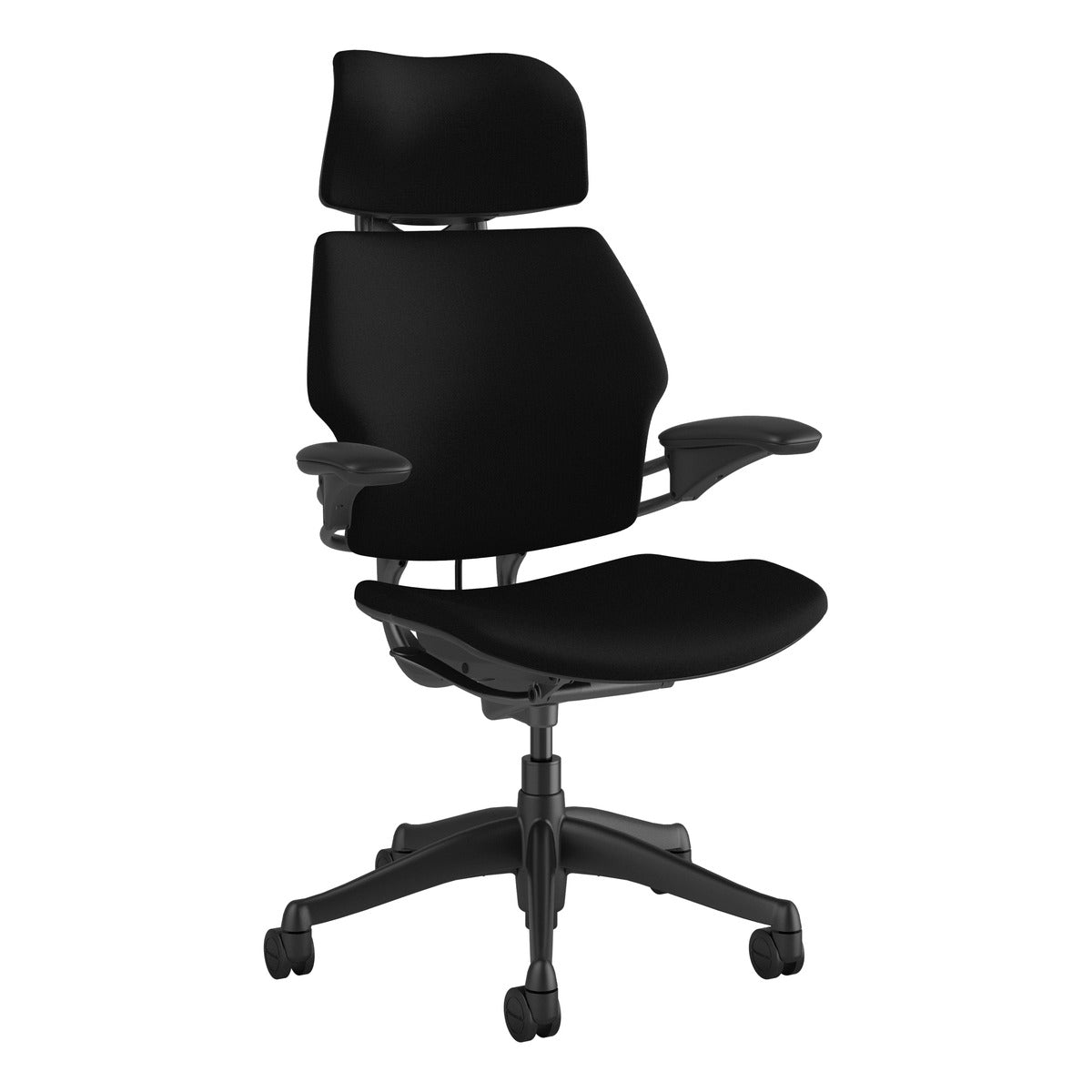 Humanscale Freedom chair with headrest, front view
