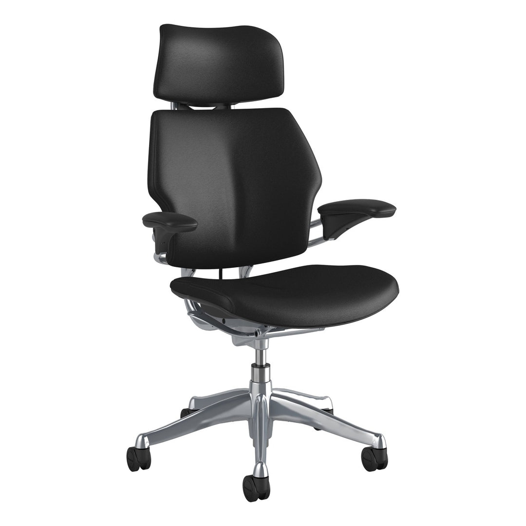 Humanscale Freedom Headrest Chair in Leather - Chair Dinkum back pain chair, Chair Dinkum, Chair dinkum chairs.