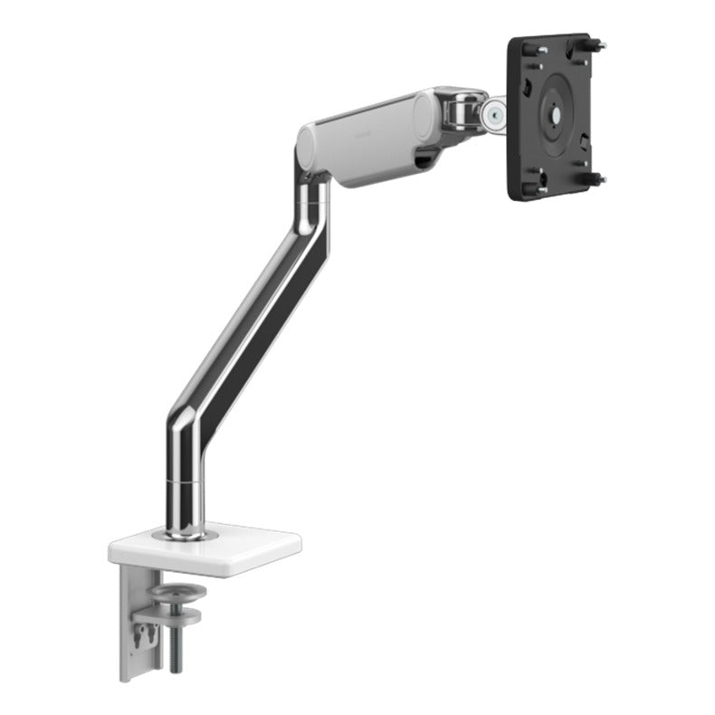 Humanscale M2 Pro Monitor Arm in white, view 1 - Humanscale configurator render