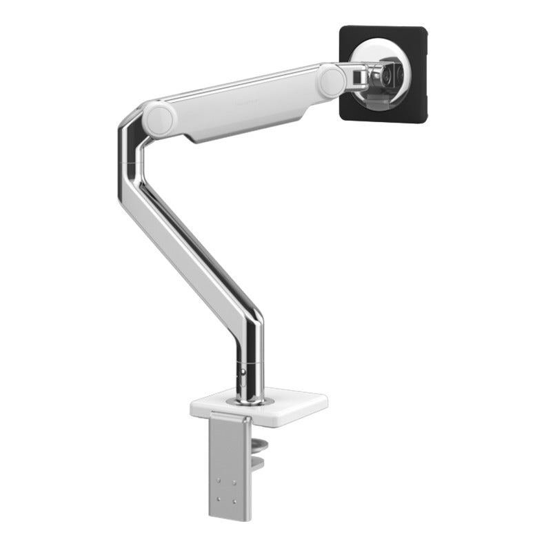 Humanscale M2 Pro Monitor Arm in white, view 3 - Humanscale configurator render