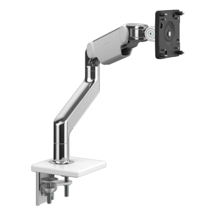 Humanscale M8 Pro Monitor Arm in white, view 1 - Humanscale configurator render