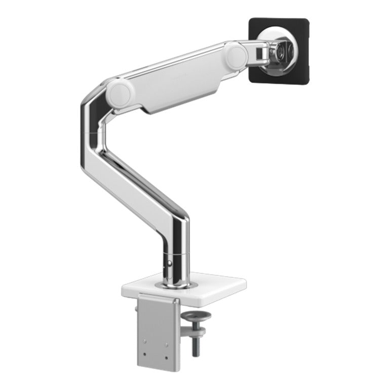 Humanscale M8 Pro Monitor Arm in white, view 3 - Humanscale configurator render