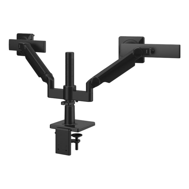 Humanscale M/Flex M2 Pro Dual Monitor Arm with Sliders in black, view 3 - Humanscale configurator render
