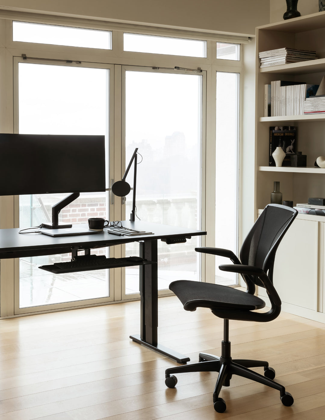 Humanscale World One LM Chair with Upholstered Seat