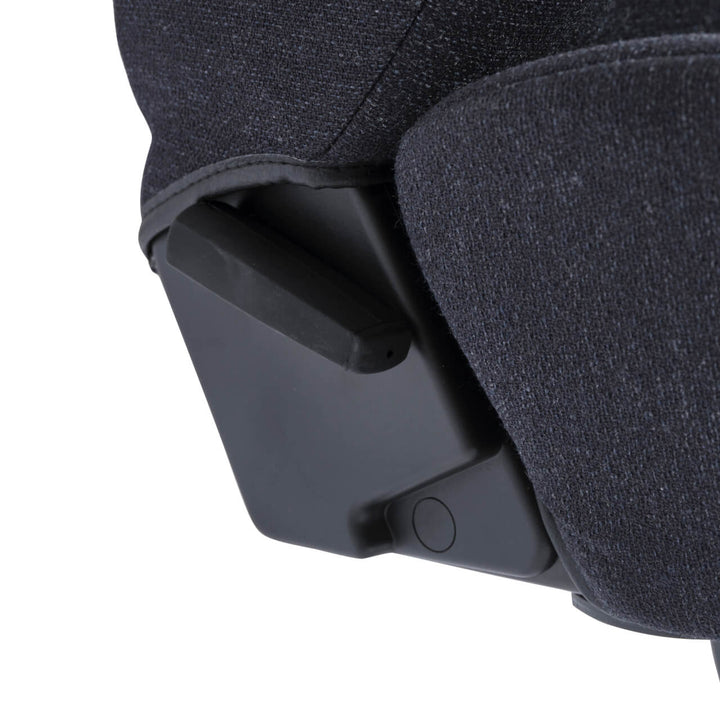 KAB Controller Base office chair, black fabric, side lever (KAB Seating photograph)
