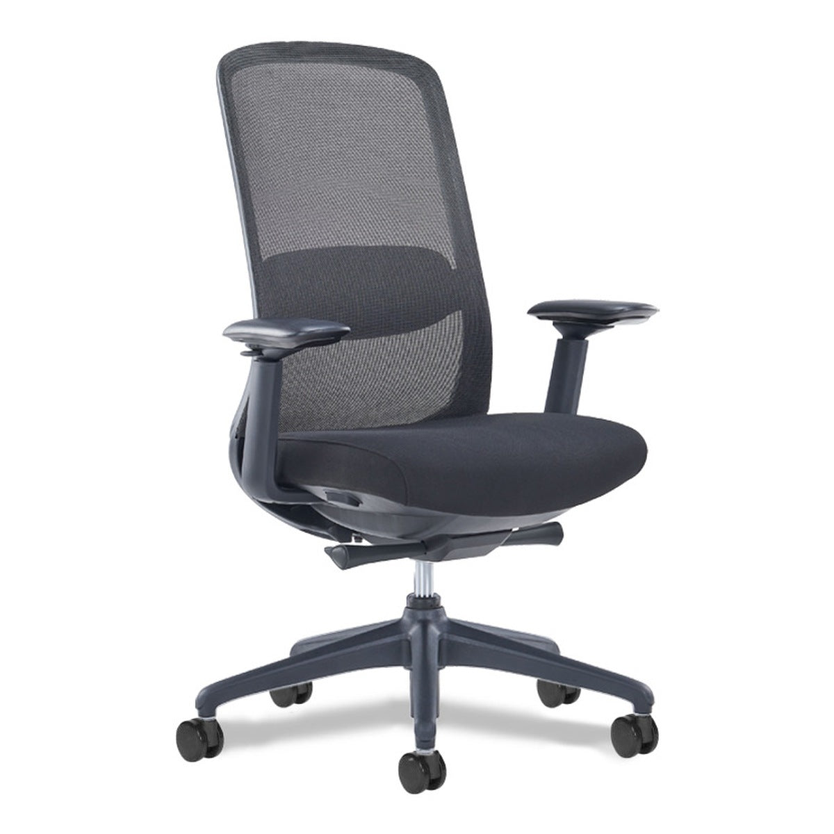 Kyoto ergonomic task chair in Black, front view