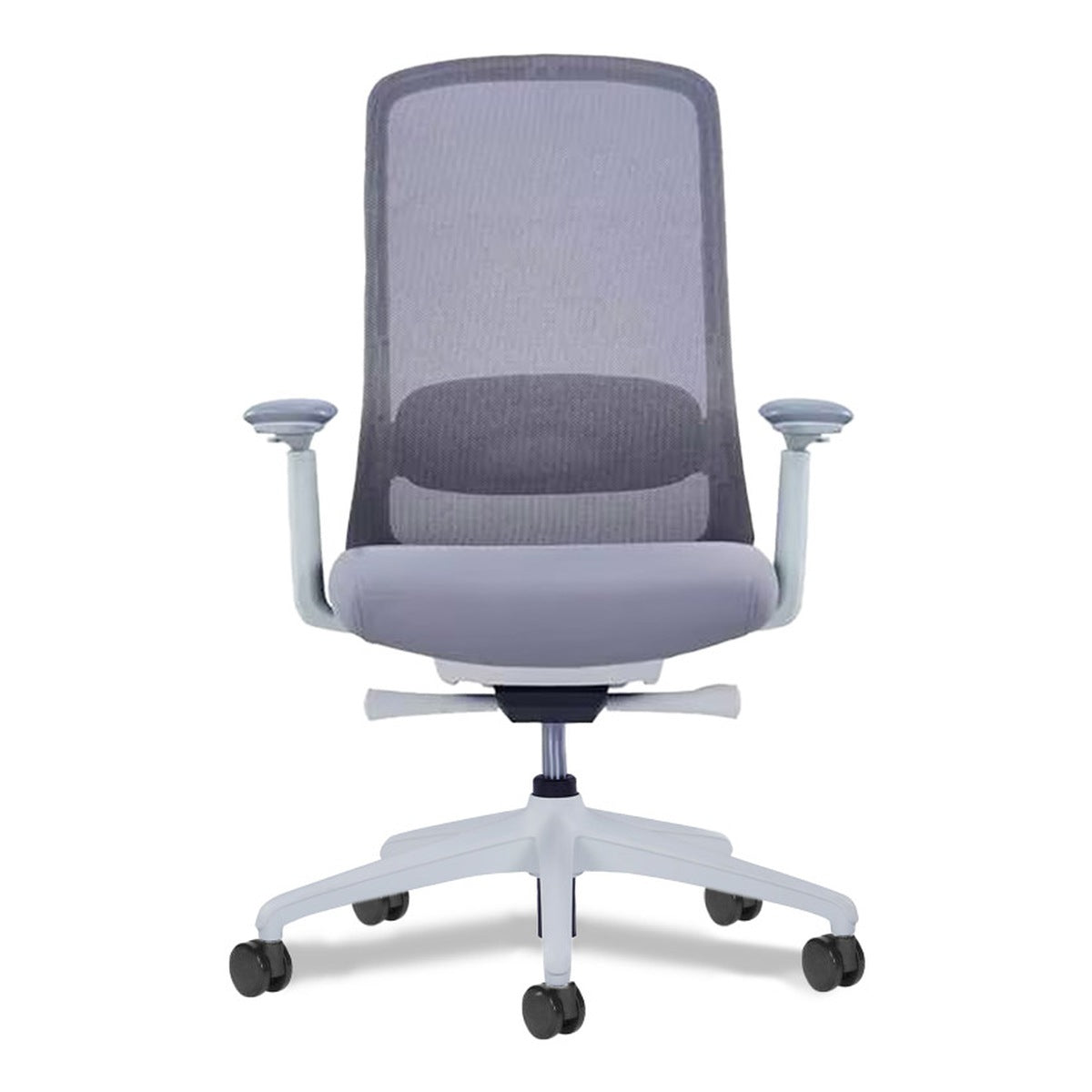 Kyoto ergonomic task chair in Grey, front view