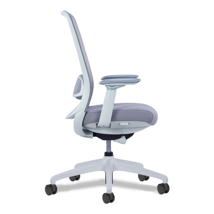 Kyoto Ergonomic Chair Grey by Chair Dinkum — view 4
