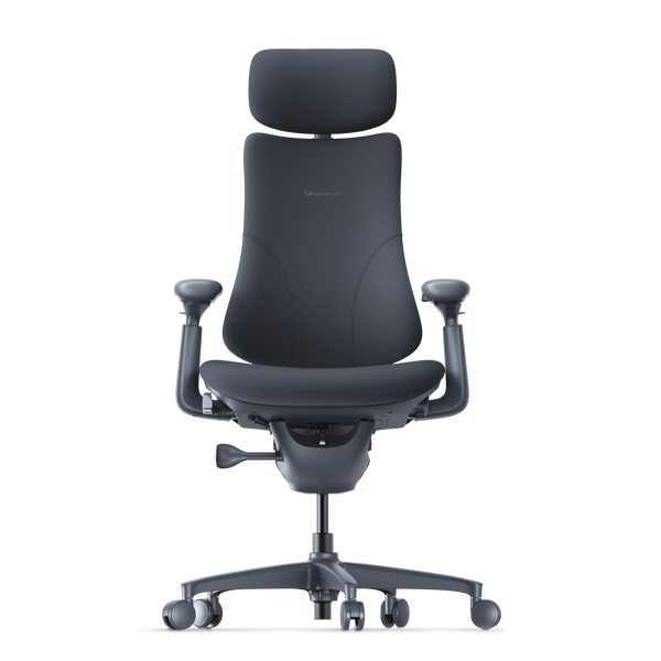 LiberNovo Omni Pro Dynamic Ergonomic Chair front view with headrest - Chair Dinkum