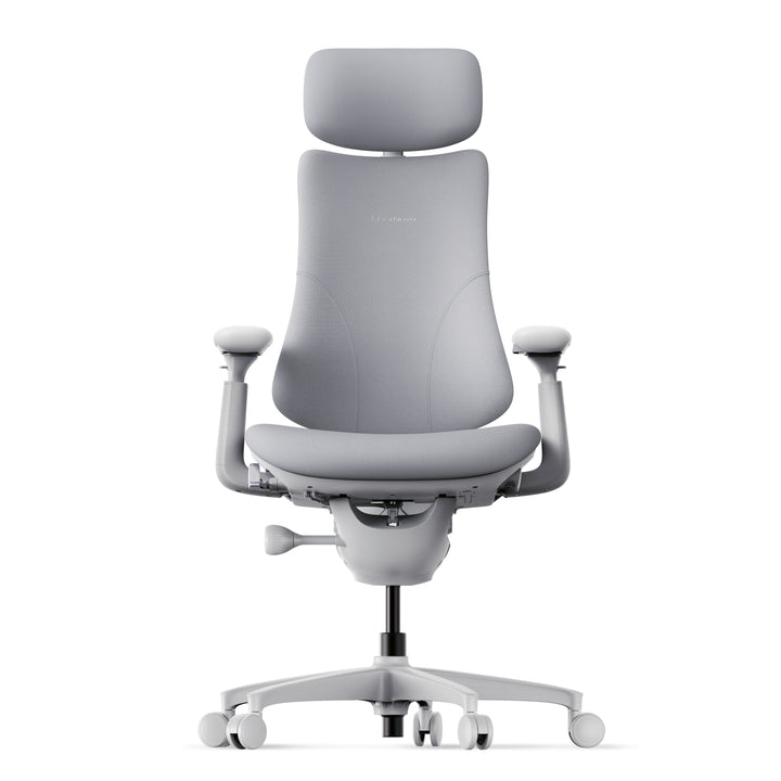 LiberNovo Omni SE Dynamic Ergonomic Chair Space Grey front view - Chair Dinkum