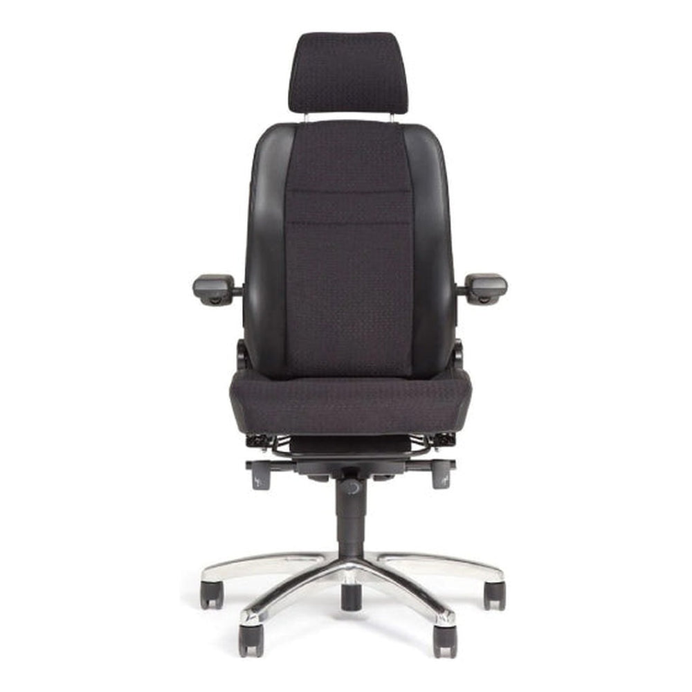 RH Secur24 - Basic Ergonomic Chair ergonomic office chair back view - Chair Dinkum Australia