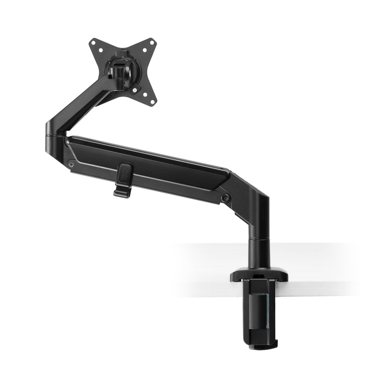 Thinking Works Vader single monitor arm in satin black, clamp mount - Thinking Works photo