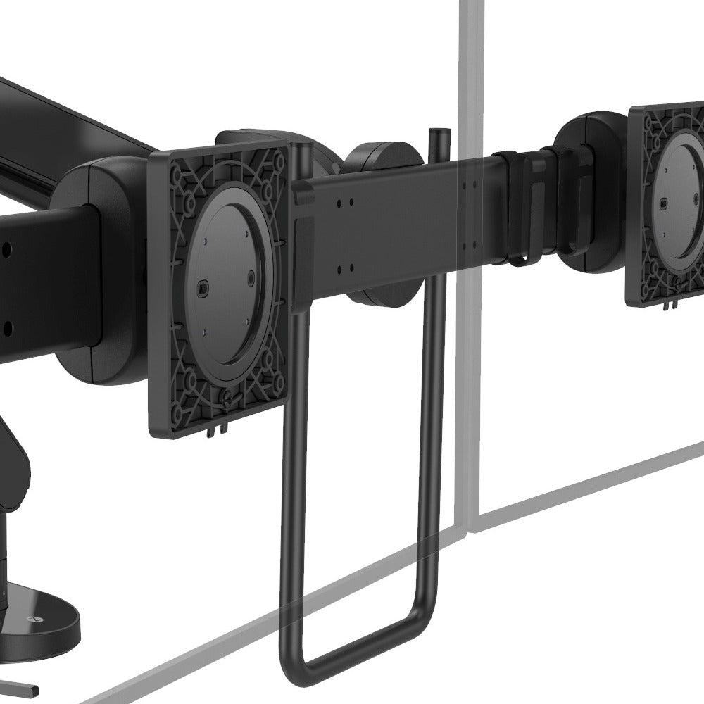 Zgonic ZGX-DS crossbar centre joint and grab handle, black, detail