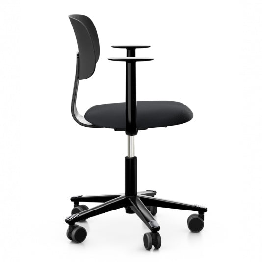 HÅG Tion 2140 Black With Arms-Task Chairs-Chair Dinkum-Chair Dinkum HAG Capisco, HAG TION, Tion, Tion Chairs, Hag Chairs, Office Chairs Australia, Office furniture