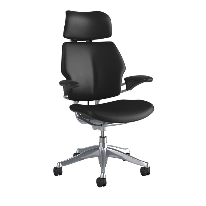 Humanscale Freedom Headrest Chair in Leather - Chair Dinkum back pain chair, Chair Dinkum, Chair dinkum chairs.